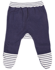 Knit Legging White/Navy