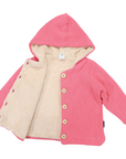 Lined Knit Jacket Tea Rose