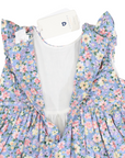 Smocked Floral Dress Blue Floral