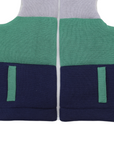 Padded Knit Vest Green