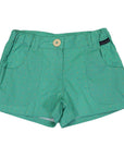 Gold Spot Cotton Poplin Short Green