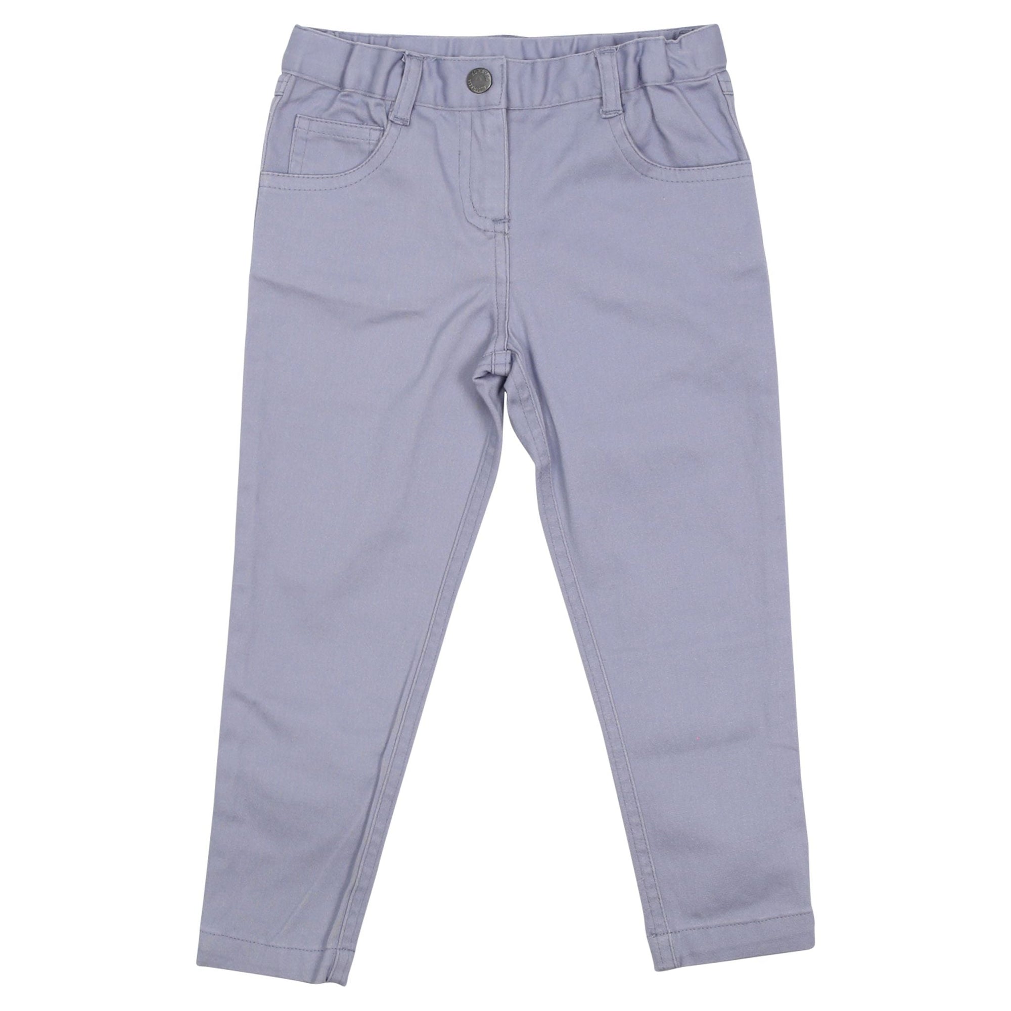 Stretch Chino with Adjustable Waist Grey