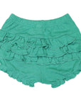 Cotton Modal Frill Short Green