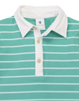 Striped Rugby Top Green