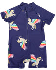 Unicorn Swimsuit Navy