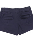 Girls Stretch Twill Short Navy