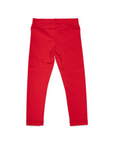 Cotton Stretch Legging Red