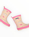 Unicorn & Rainbows Gumboot Dusty Pink