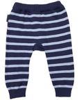 Striped Knit Legging Navy Stripe