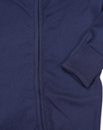 Double Zip Cotton Modal Romper Navy