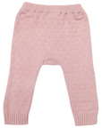 Textured Knit Legging Dusty Pink