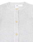 Plush Knit Romper Grey Marle
