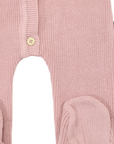 Plush Knit Romper Dusty Pink