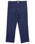 Cotton Stretch Twill Chino Navy