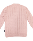 Knit Cardigan Long Dusty Pink