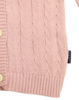 Knit Cardigan Long Dusty Pink
