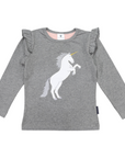 Unicorn Top Charcoal