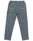 Adjustable Waist Stretch Denim Jean Charcoal