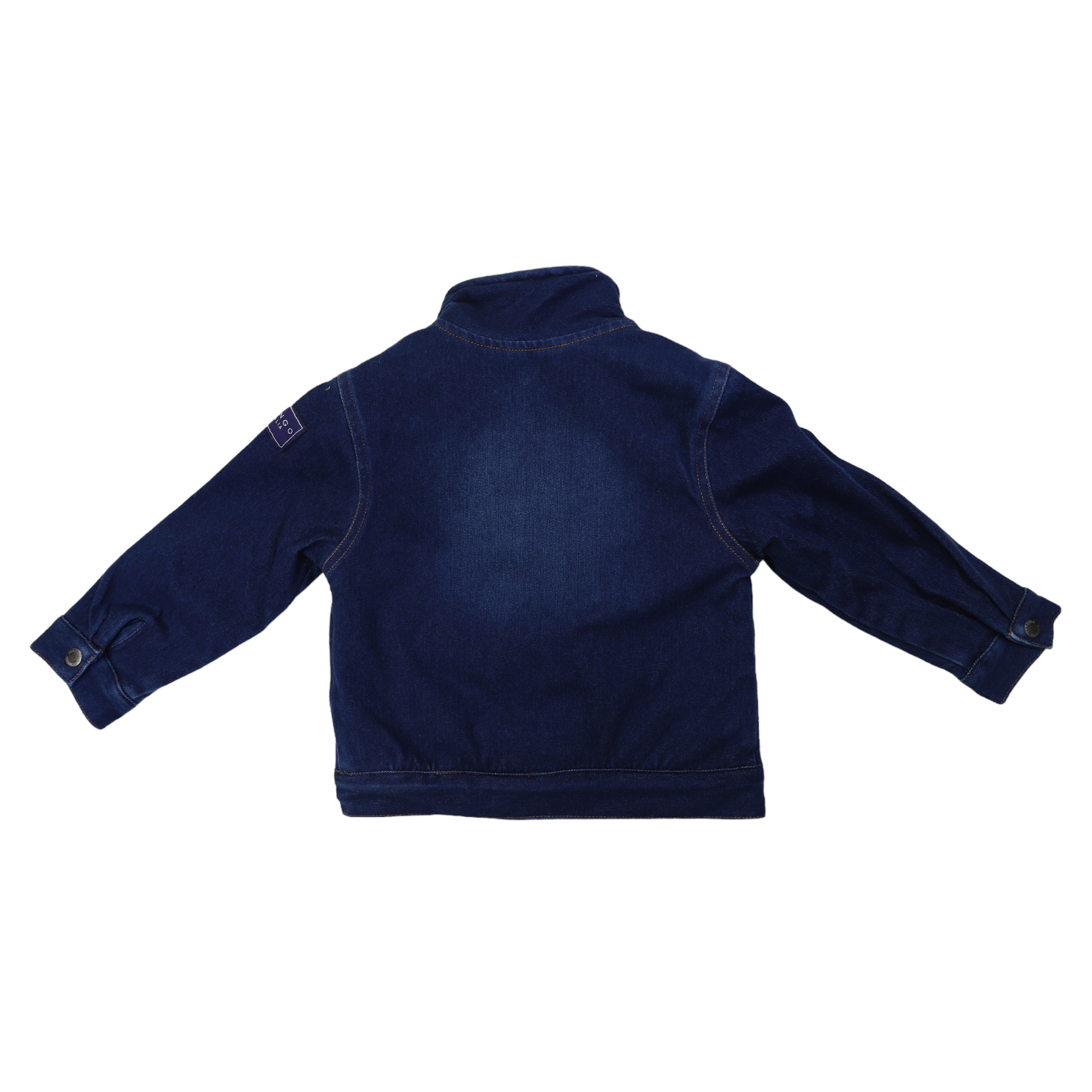 Sherpa Lined Denim Jacket Pigment Wash