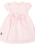 Hand Smocked Frill Dress Pink