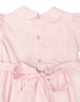 Hand Smocked Frill Dress Pink