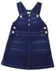 Denim Pinafore Dark Wash