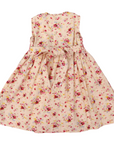 Hand Smocked Floral Dress Rose
