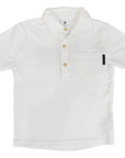 Cotton Stretch Polo White