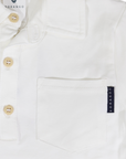 Cotton Stretch Polo White