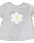 Flower Swing Top Grey