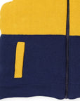 Contrast Knit Vest Mustard