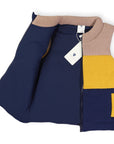 Contrast Knit Vest Mustard