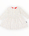 Sprinkles Cotton Dress Beige