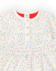 Sprinkles Cotton Dress Beige