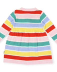 Striped Knit Dress Yellow