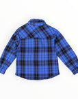 Cotton Flannel Shirt Blue