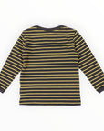 Bear Striped Top Charcoal