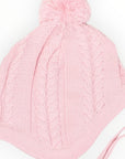 Cable Knit Beanie Classic Pink