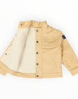 Plush Cotton Twill Jacket Sand