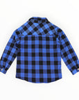 Cotton Flannelette Shirt Blue