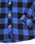 Cotton Flannelette Shirt Blue