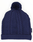 Soft Cable Knit Beanie Navy