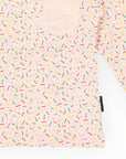Sprinkles Tee with Pocket Pink