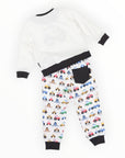 Tractor Cotton PJs Beige
