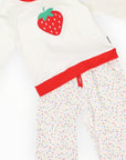 Strawberry Sprinkles Pyjamas Beige