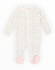 Sprinkles Zip Cotton Romper Beige