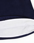 Little Wren Appliqued Cord Dress Navy