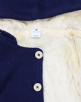 Lined Knit Jacket Navy