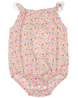 Classic Floral Sunsuit Pink