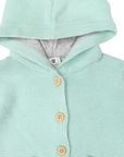 Hooded Knit Jacket Mint